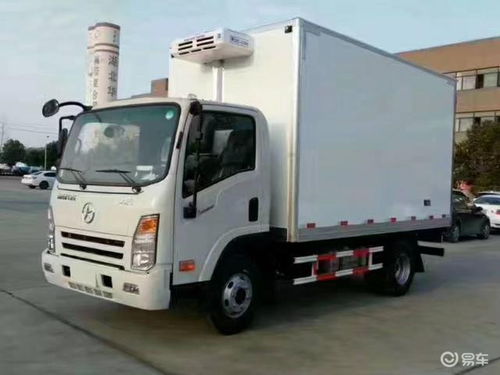 双汇冷冻食品转运车 蓝牌1995版大运排半3.8米冷藏车